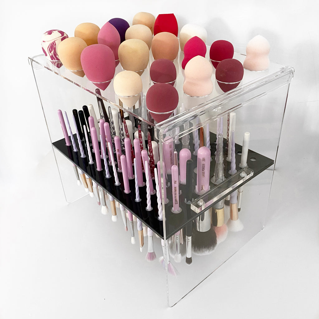 SMALL VC MAKEUP BRUSH + BEAUTY BLENDER DRYING STAND WITH - FREE VC