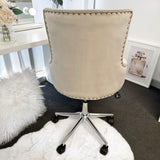 NEW! VC PLUSH ADJUSTABLE VANITY CHAIR - GREY