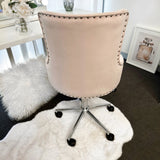 NEW! VC PLUSH ADJUSTABLE VANITY CHAIR - PINK