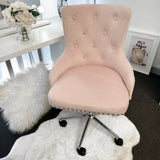 NEW! VC PLUSH ADJUSTABLE VANITY CHAIR - PINK